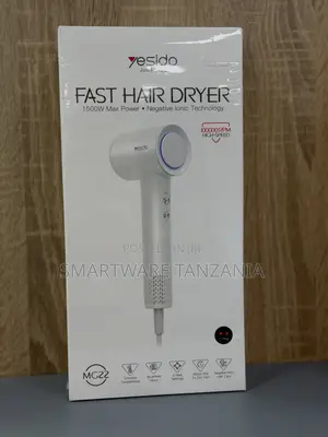 Yesido Fast Hair Dryer 1500W Negative Ionic EU Plug