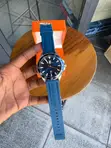 Mini Focus Silicone Strap Watch - Blue - 1