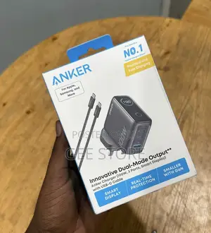 Anker 100W 3-Port Fast Charger with Smart Display