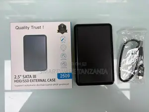 2.5" SATA III HDD/SSD External Case, Bila Zana, Nyeusi