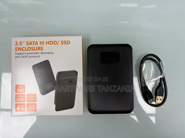 2.5" SATA III HDD/SSD Enclosure, 4TB, UASP - 1