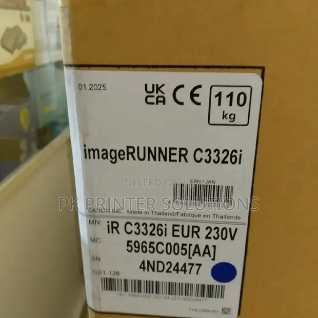 Canon DX-C3326i A3 Color Photocopy Machine - 1