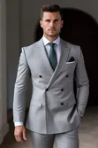 Canali Double Breasted Suit - 3 Piece - 1