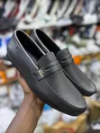 Viatu vya Ngozi vya Wanaume Lacoste Loafer - Nyeusi - 3