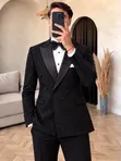 Oscar de la Renta Double Breasted Suit for Men - 4