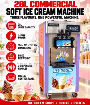 28L Mashine ya Ice Cream Lainii ya Kibiashara