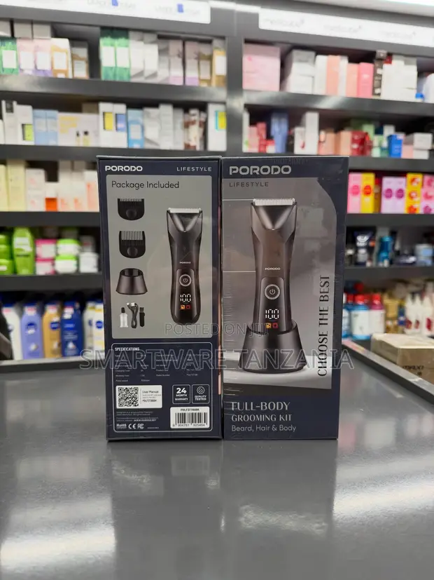 Porodo Full-Body Grooming Kit with USB-C Charging - 1