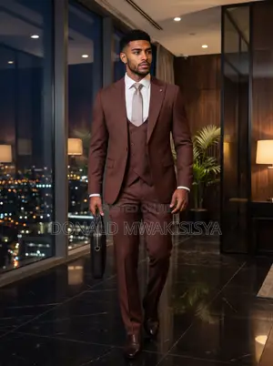 3-Piece Turkey Suit - Chocolate Brown