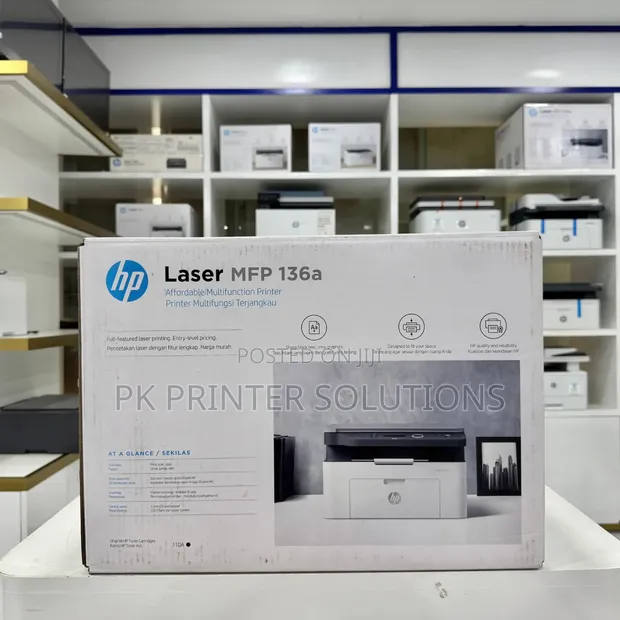 HP LaserJet Pro MFP 136a Black & White Printer - 1