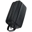 Green Lion Tirana Travel Pouch - Rangi Nyeusi ya PU Leather - 2