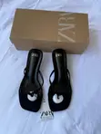 Zara Heeled Sandals - 5