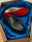 Viatu vya Oxford vya Wanaume vya Ngozi vya Clarks Design - 5