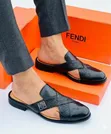 Viat Vya Fendi Design Mfumo wa Mules - Ngozi kwa Wanaume - 1