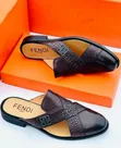 Viat Vya Fendi Design Mfumo wa Mules - Ngozi kwa Wanaume - 4