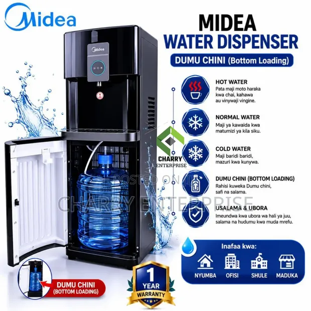 Midea Bottom Loading Water Dispenser - Brand New - 1