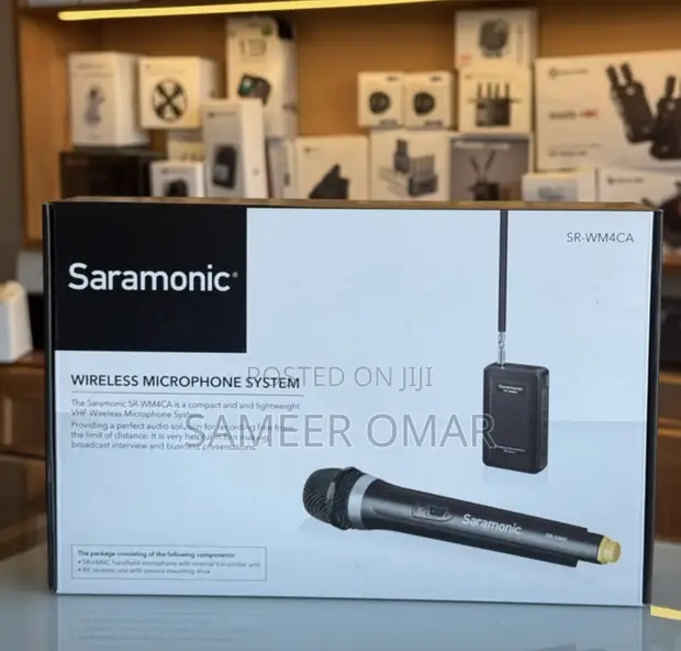 Saramonic SR-WM4CA VHF Wireless Lavalier Microphone System - 1