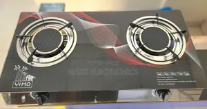 Yimo Gas Cooker 2 Burners Glass Top