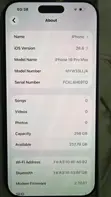 Apple iPhone 16 Pro Max 256GB Nyeusi - 1