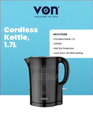 Brand New VonShef Cordless Kettle 1.7L