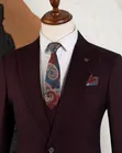 Men's Maroon Suit - Brand New - 1