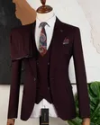 Men's Maroon Suit - Brand New - 3
