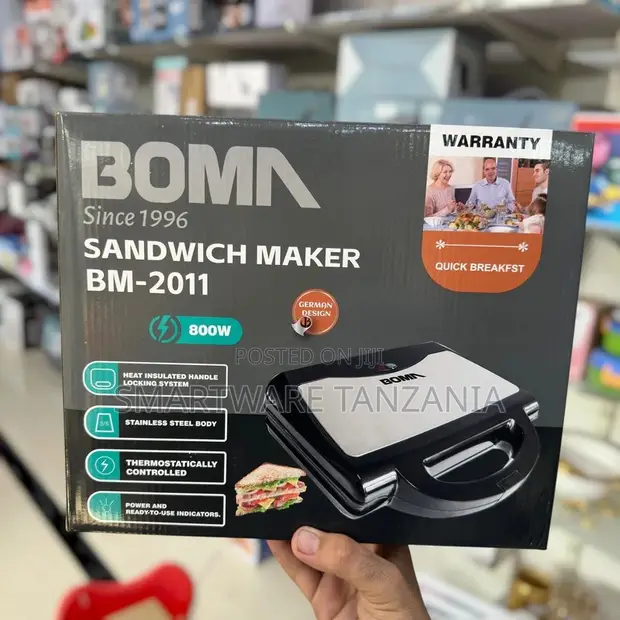 BOMA Sandwich Maker BM-2011, Stainless Steel - 1