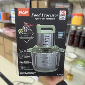 RAF Food Processor 5.0L, 500W, Stainless Steel Bowl, Green