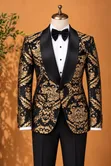 Brand New ST Oscar Turkey Gold Suit for Men - 1