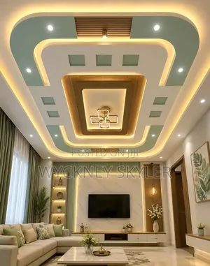 Wyckney Interior: Gypsum Ceiling Installation