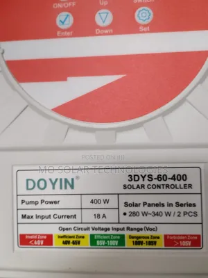 Doyin 400W Solar Submersible Water Pump