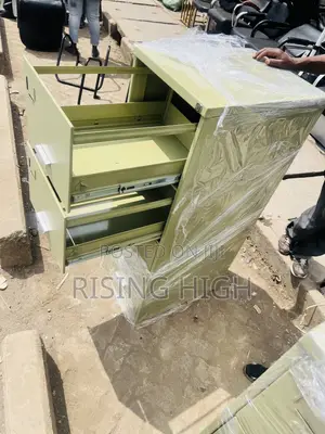 4-Drawer Steel Cabinet with Lock - Office Storage