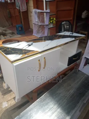 Marble Top TV Stand