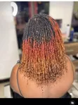 Sisterlocks with Human Hair Extensions - 1