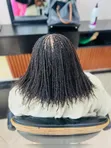 Sisterlocks with Human Hair Extensions - 2