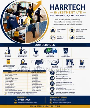 Cleaning, Fumigation, Pest Control & Sanitary Services