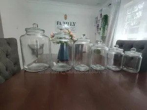 GE Glass Storage Jars