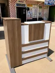 1m Welcome Point Reception Desk - Brand New - 2
