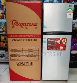 Friji ya Milango Miwili Ramtons RF203 128L