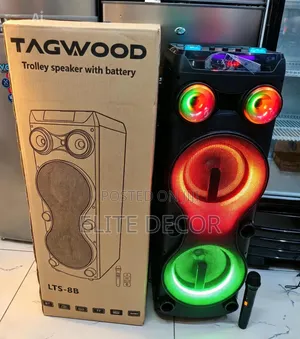 Tagwood Rechargeable Party Box LTS-8B with Microphone & Remote
