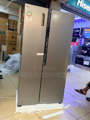 LG GC-FB507PQAM Side by Side Fridge, 519L