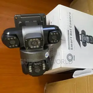 4G Outdoor Solar Surveillance Camera with Three Lenses