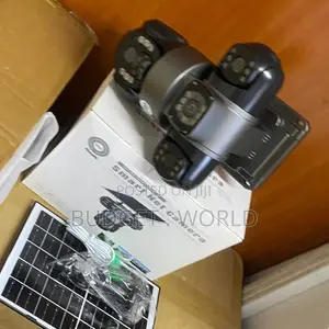 Smart 360° 4G Solar CCTV Camera with Triple Lens Full HD