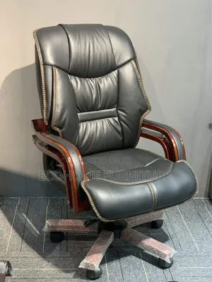 Executive Chair - Adjustable Height, Reclining Back, Heavy Duty
