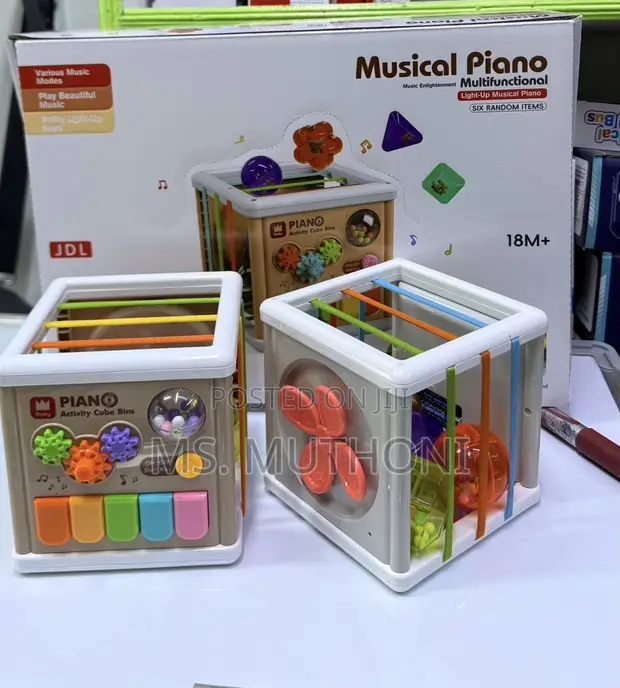 JDL Multifunctional Musical Piano Activity Cube - 1