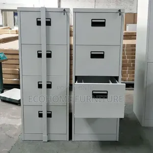 Metallic Filing Cabinet - 4 Drawers, Lockable