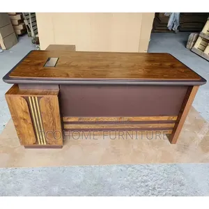 Executive Desk 1.6m New Modern with Extension Drawers