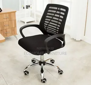 Mid-Back Mesh Office Chair - Adjustable Height