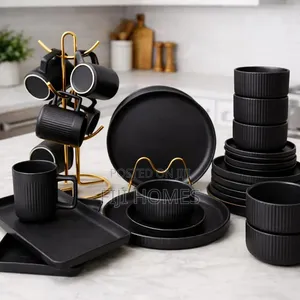 32-Piece Sand-Touch Matte Porcelain Dinner Set