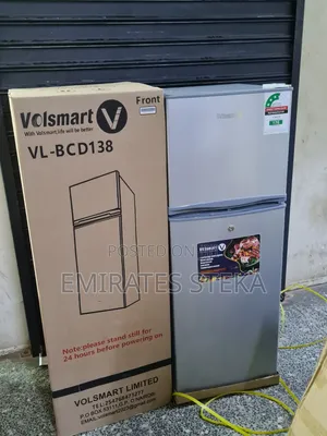 VOLSMART 138L Double Door Compact Direct Cool Fridge