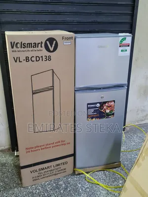 Volsmart VL-BCD138 138L Mini Double Door Fridge